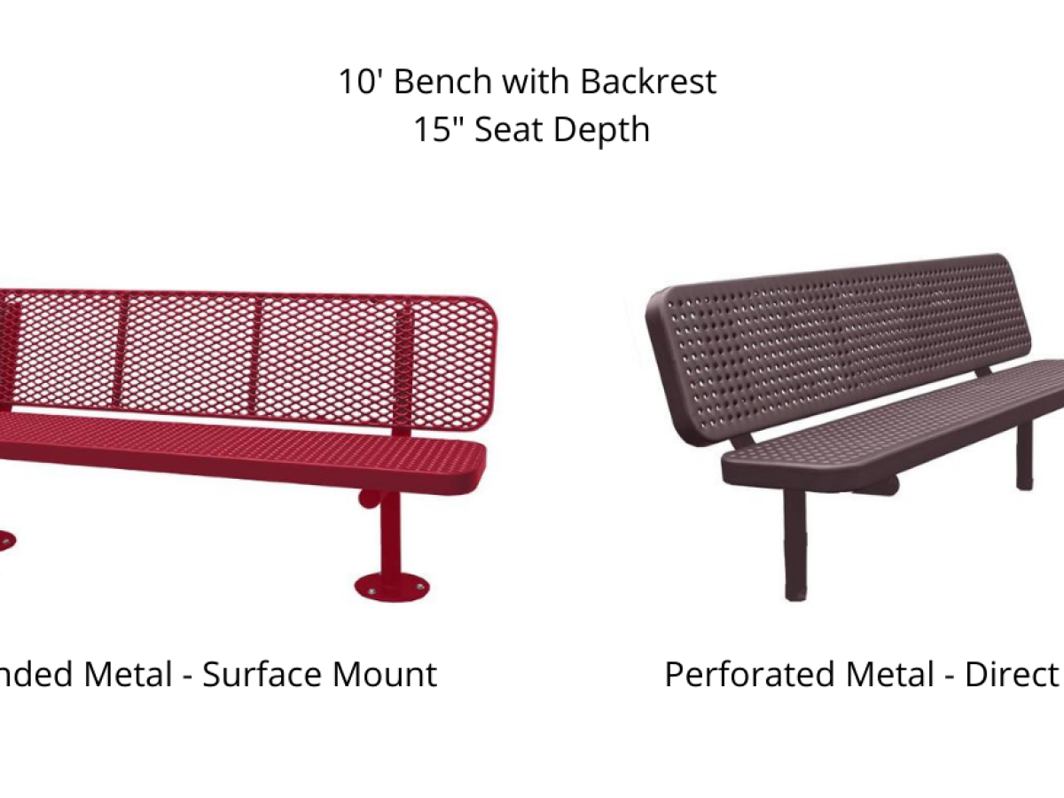 Outdoor Benches Surface Mount - SWS Group