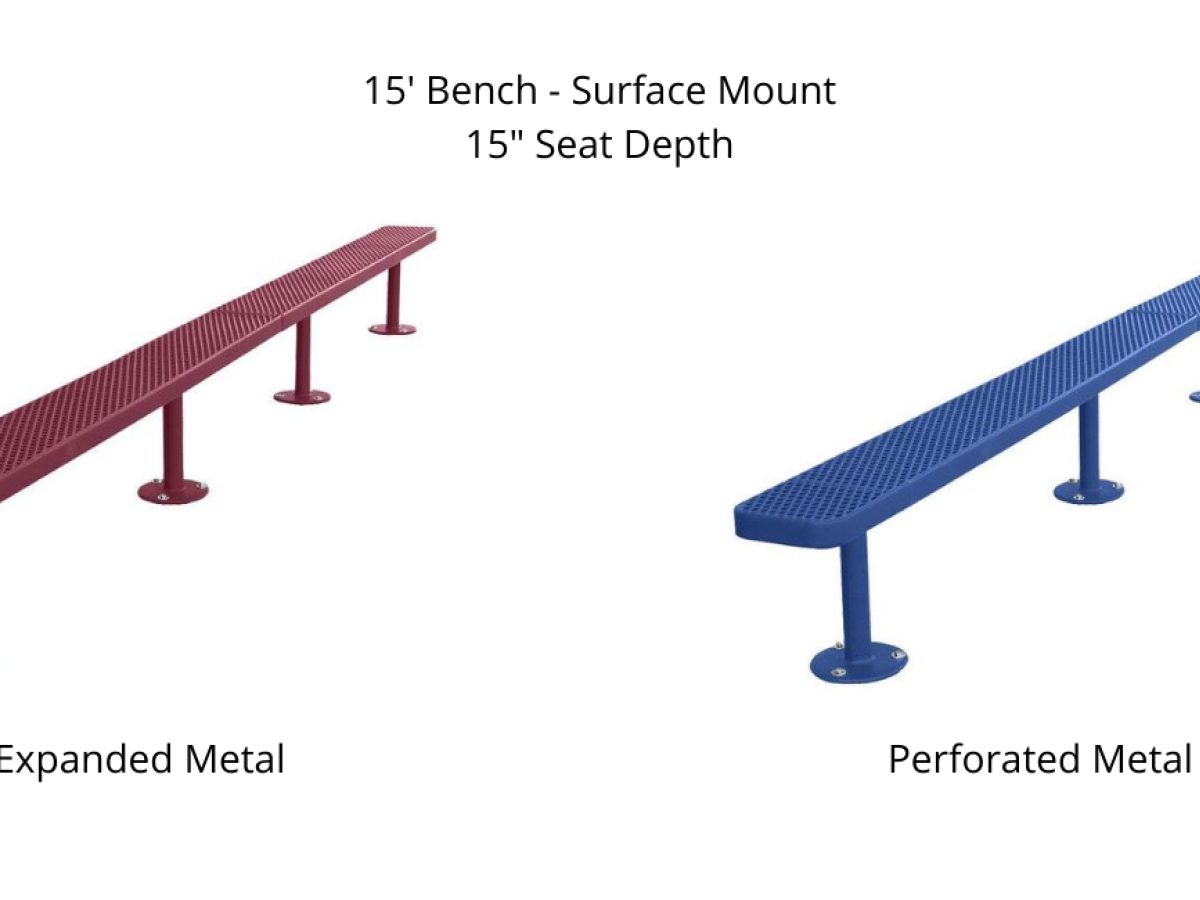 Outdoor Benches Surface Mount - SWS Group